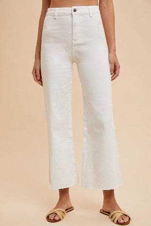 Stretch Wide Leg Denim