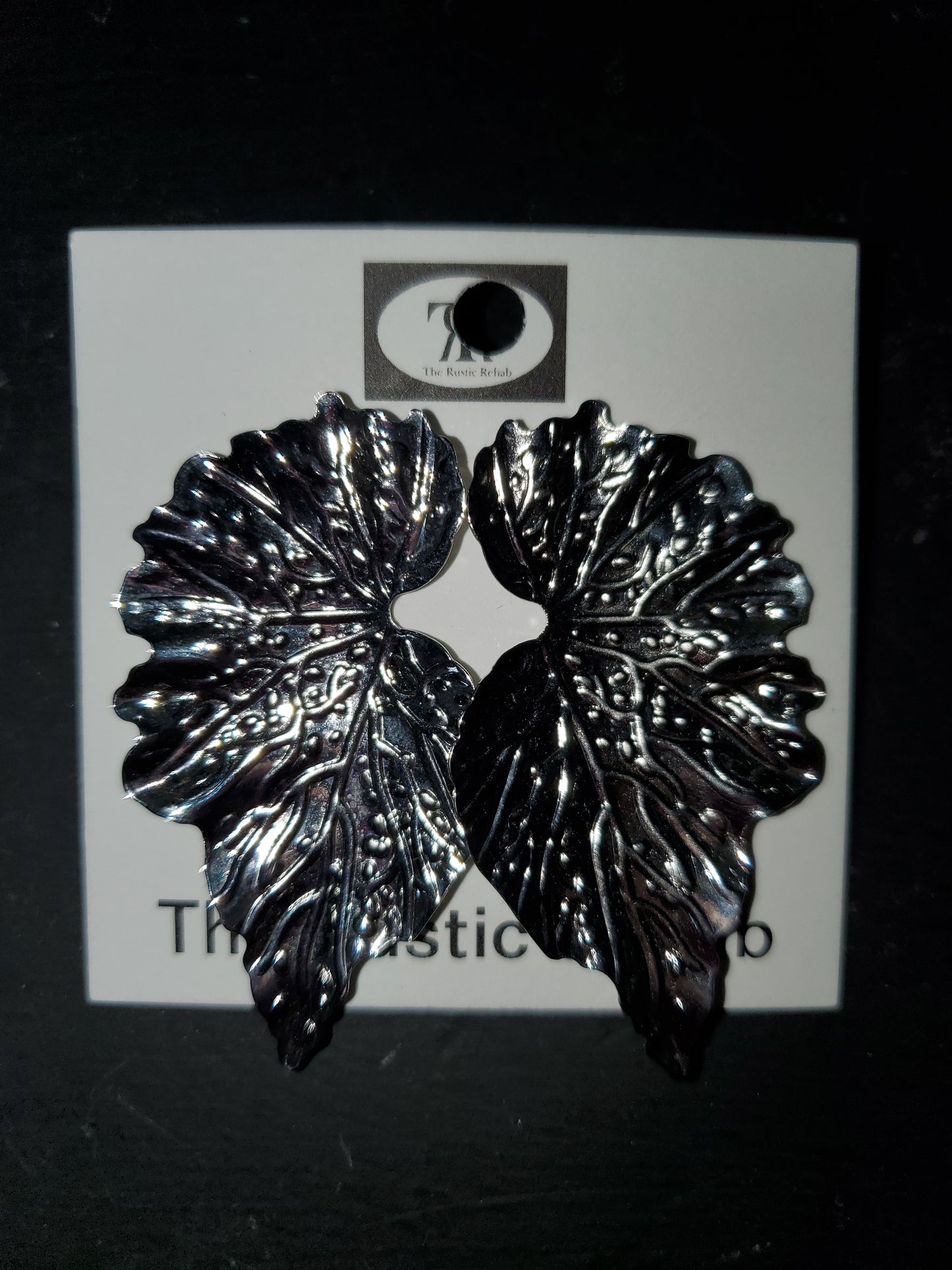 Metal Leaf Earrings