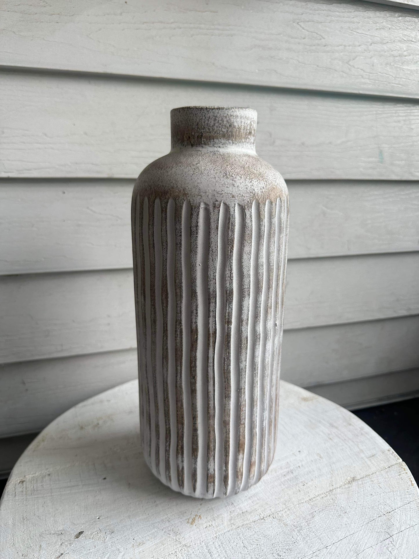 Stripe Textured Vase