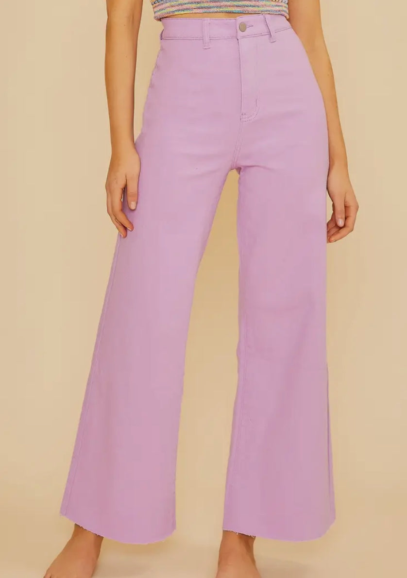 Stretch Wide Leg Denim