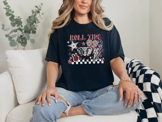 Checkered Alabama Tee