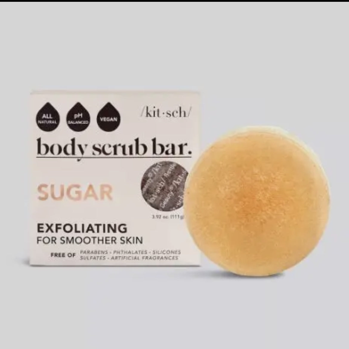 Exfoliating solid body scrub