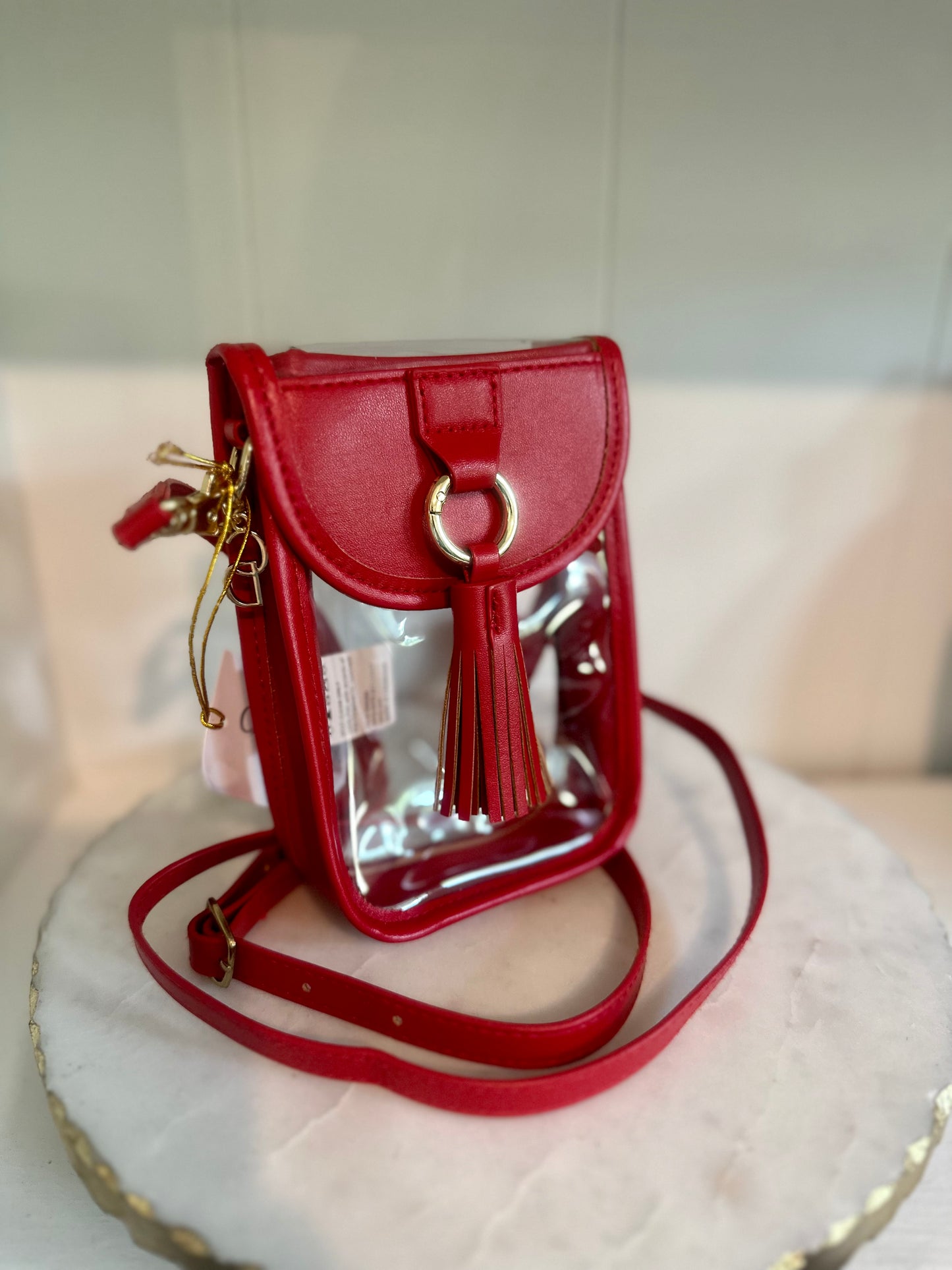 Clear Cell Phone Crossbody