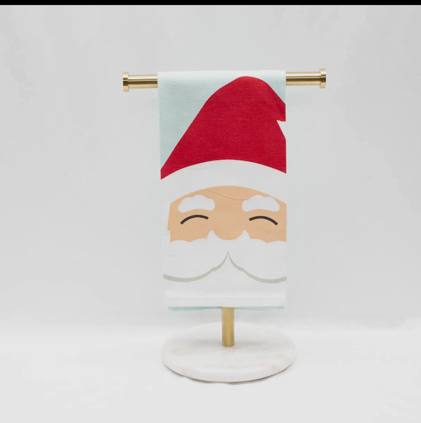 Jolly Santa hand towel misty