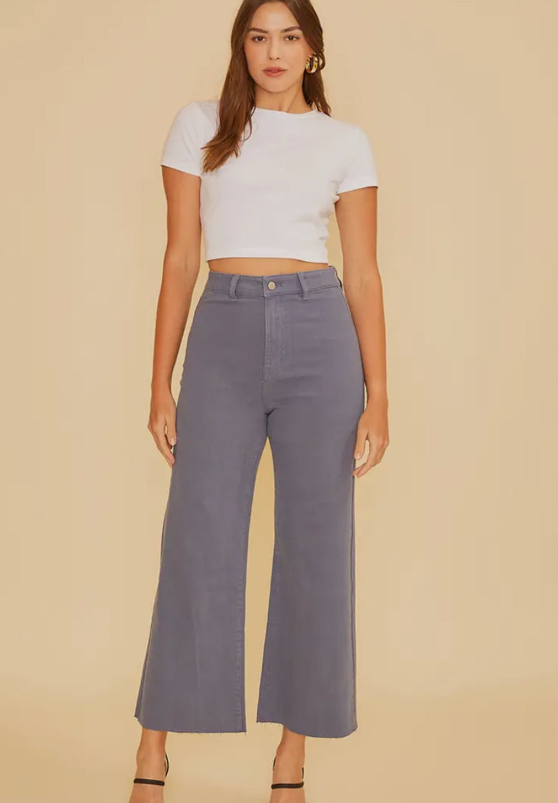 Stretch Wide Leg Denim