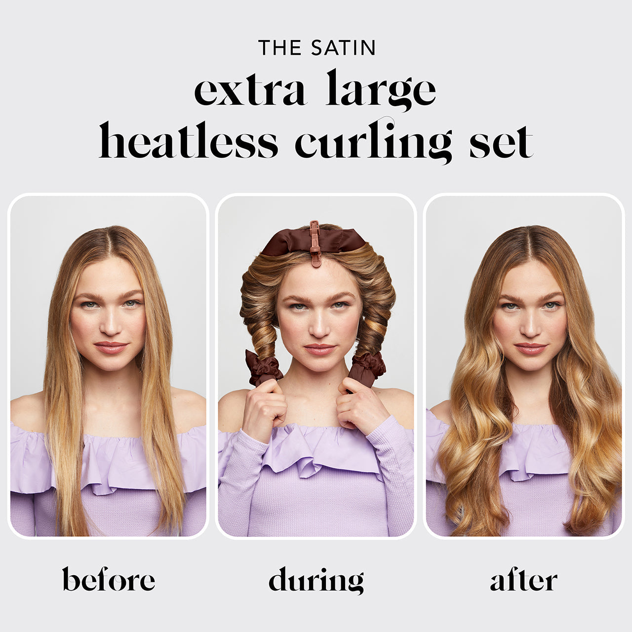 Kitsch Satin XL Heatless Curling Set