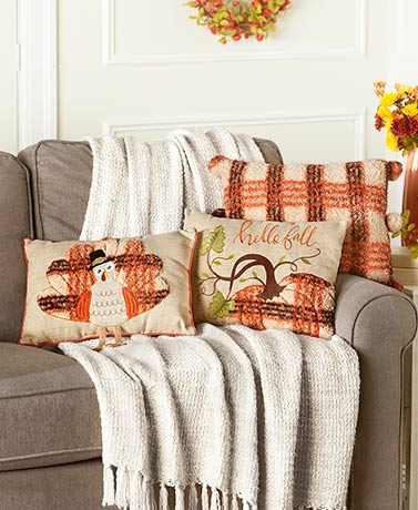 Hello Fall Accent Pillow